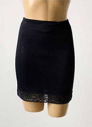 Jupon /fond de robe stretch noir NANCY GANZ femme
