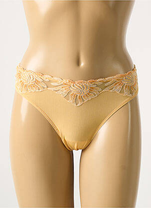 Tanga stretch orange MARIE JO femme