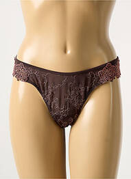 Culotte stretch marron MARIE JO femme