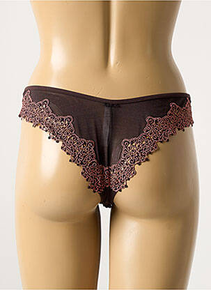 Culotte stretch marron MARIE JO femme