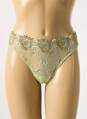 Tanga stretch vert PRIMA DONNA femme
