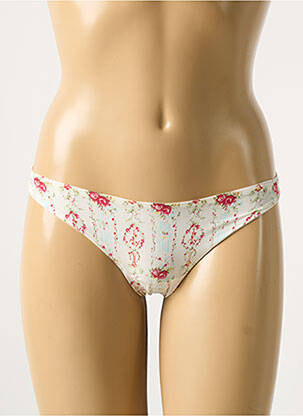 Tanga tissage satiné beige CHANTAL THOMASS femme