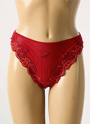 Tanga stretch rouge ÉPRISE femme