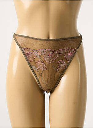 String stretch marron PRINCESSE TAM-TAM femme