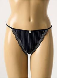 String stretch noir MORGAN femme