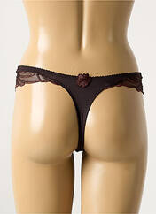 Tanga marron PRIMA DONNA pour femme seconde vue