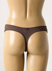 Tanga marron PRIMA DONNA pour femme seconde vue