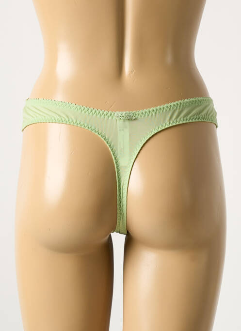 Tanga stretch vert PRIMA DONNA femme