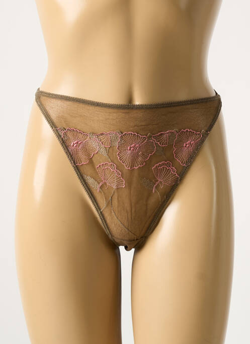String stretch marron PRINCESSE TAM-TAM femme