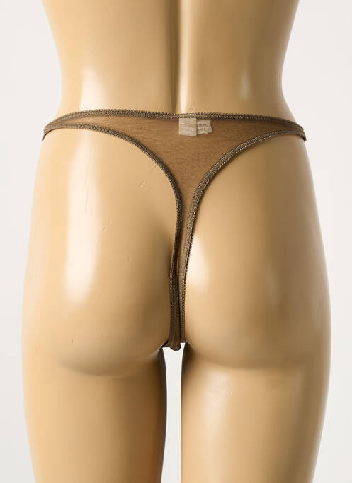 String stretch marron PRINCESSE TAM-TAM femme