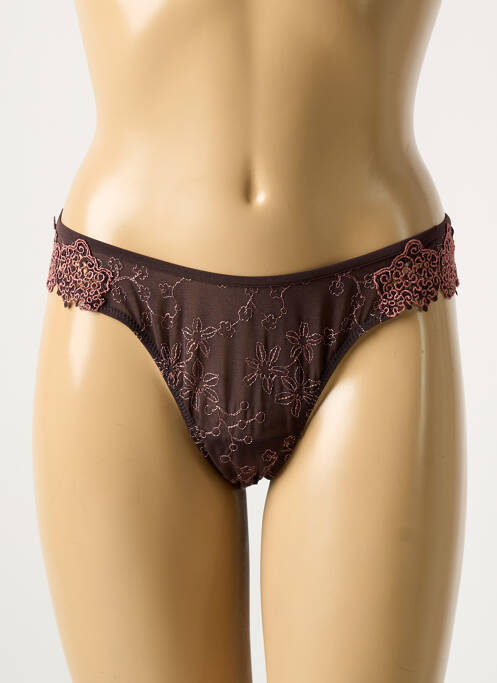 Culotte marron MARIE JO pour femme