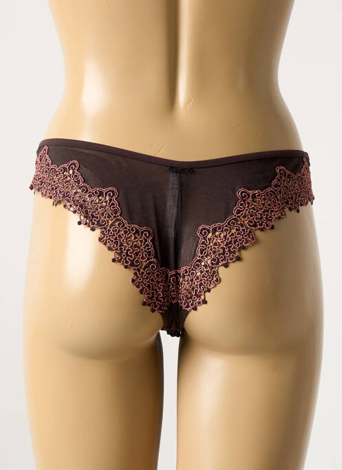 Culotte marron MARIE JO pour femme