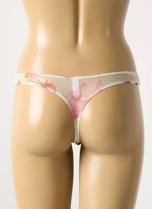String beige ARGENTOVIVO femme