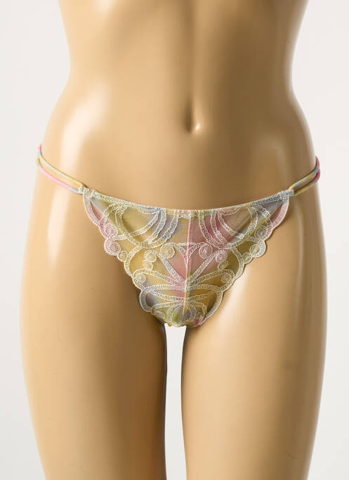 String jaune WACOAL pour femme
