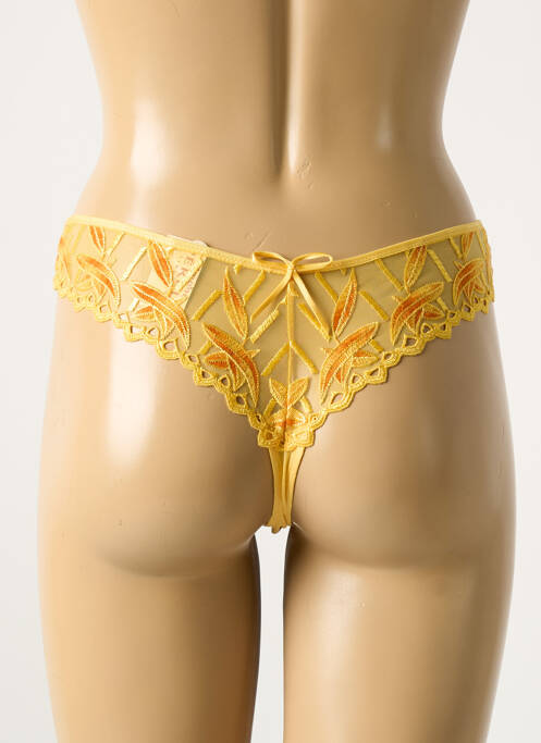 Tanga jaune SIMONE PERELE pour femme