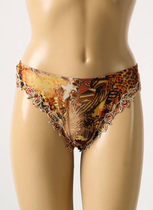 Tanga marron EPRISE BY LISE CHARMEL pour femme