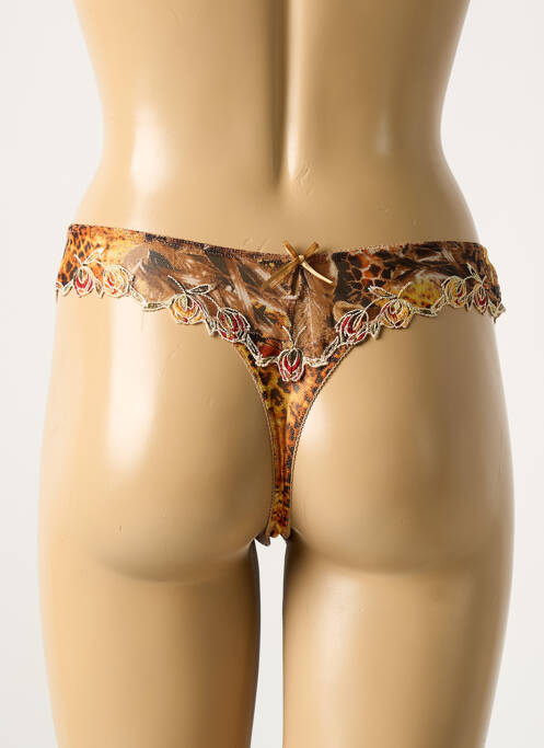 Tanga marron EPRISE BY LISE CHARMEL pour femme