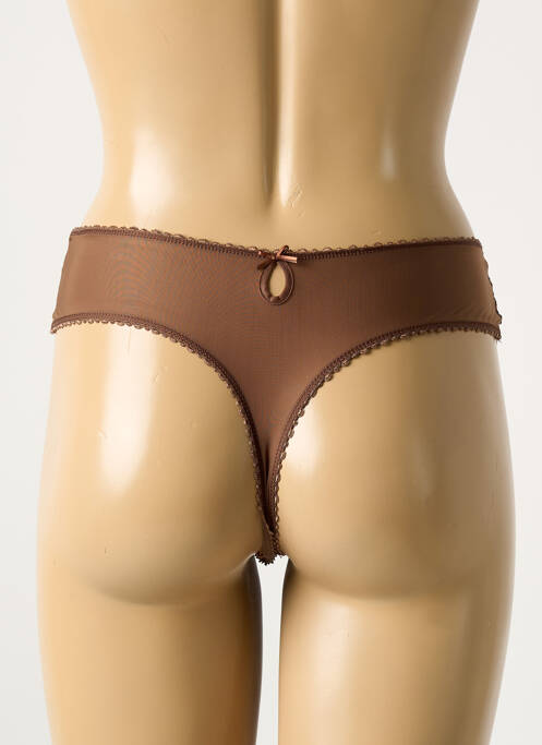 Tanga marron FANTASIE pour femme