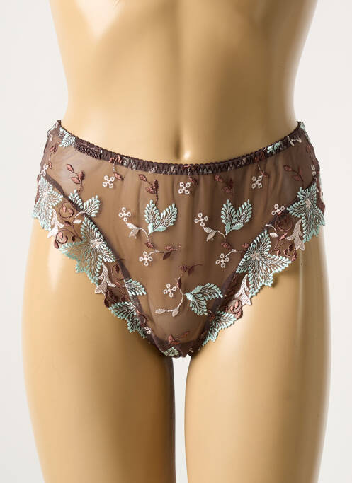 Tanga marron PRIMA DONNA pour femme
