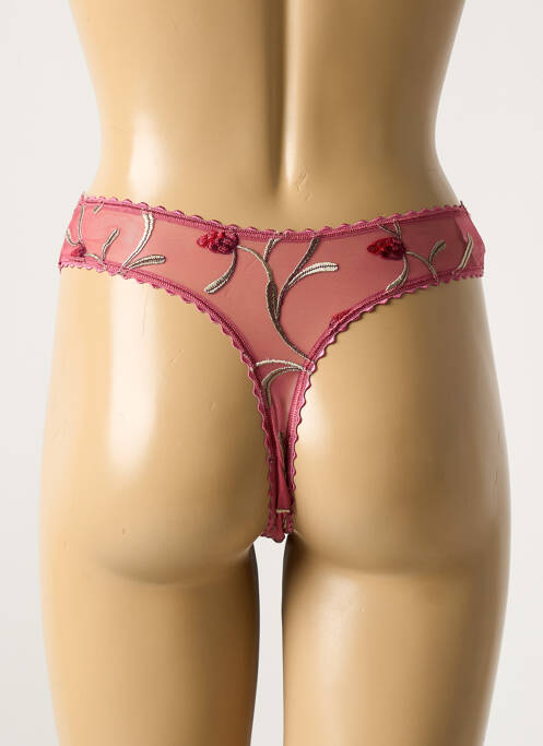 Tanga rouge MARIE JO pour femme