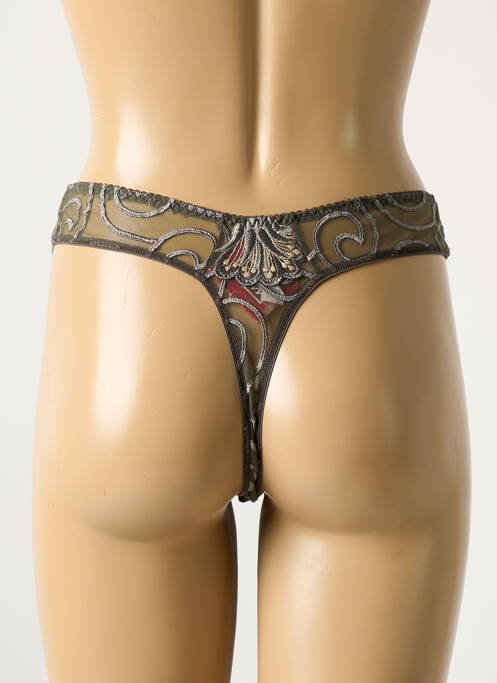 Tanga vert MARIE JO pour femme