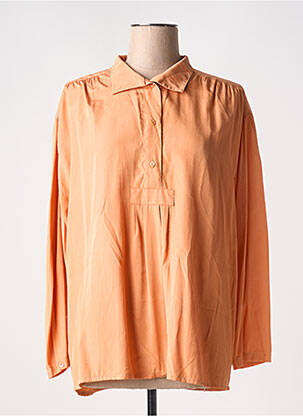 Blouse manches longues manches longues orange JOUSSE femme