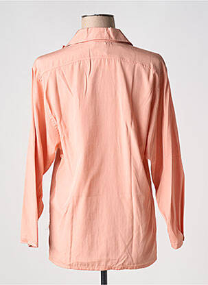 Blouse tissage popeline manches longues rose JOUSSE femme