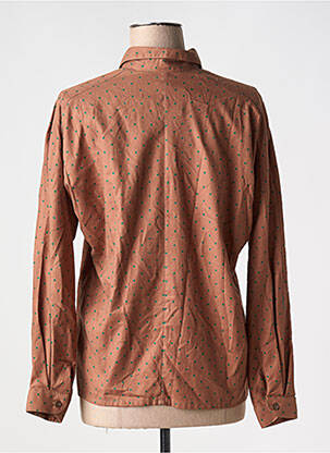 Chemisier coupe cintrée manches longues marron LAURENT ST CYR femme