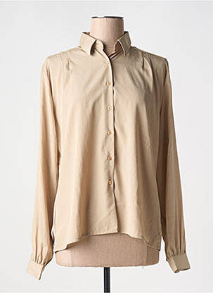 Chemisier coupe fluide manches longues beige LAURENT ST CYR femme