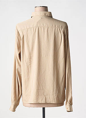 Chemisier coupe fluide manches longues beige LAURENT ST CYR femme