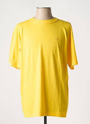 T-shirt coupe droite manches courtes jaune ALAIN MANOUKIAN homme