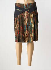 Jupe mi-longue noir AVENTURES DES TOILES pour femme seconde vue