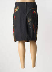 Jupe mi-longue noir AVENTURES DES TOILES pour femme seconde vue