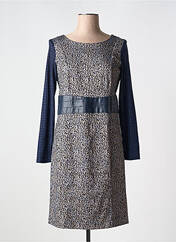 Robe mi-longue bleu PAUSE CAFE pour femme seconde vue