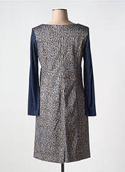 Robe mi-longue bleu PAUSE CAFE pour femme seconde vue