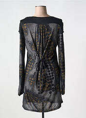 Tunique manches longues noir LAUREN VIDAL pour femme seconde vue