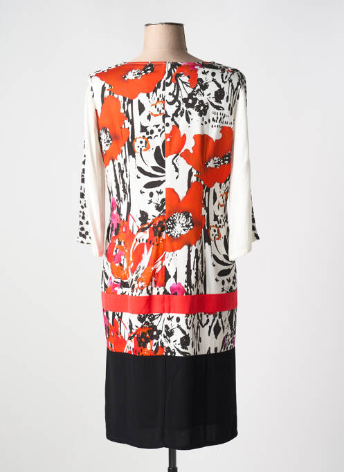 Robe mi-longue blanc PAUSE CAFE pour femme