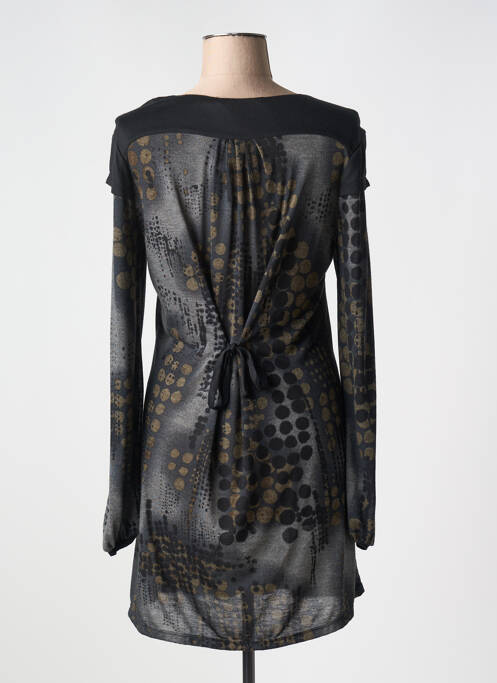 Tunique manches longues noir LAUREN VIDAL pour femme