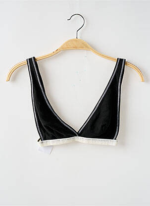 Haut de maillot de bain bretelles élastiquées bralettes noir ETAM femme