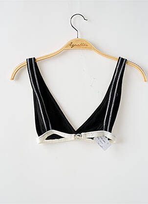 Haut de maillot de bain bretelles élastiquées bralettes noir ETAM femme