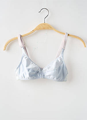 Soutien-gorge sans armature haut triangles blanc DIM femme