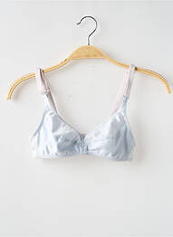 Soutien-gorge sans armature haut triangles blanc DIM femme