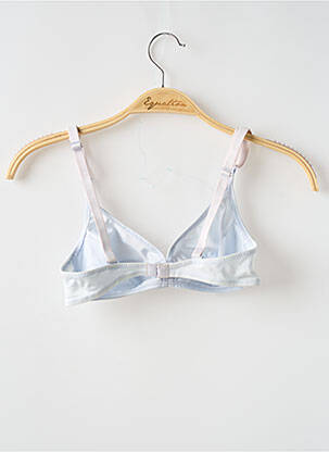 Soutien-gorge sans armature haut triangles blanc DIM femme