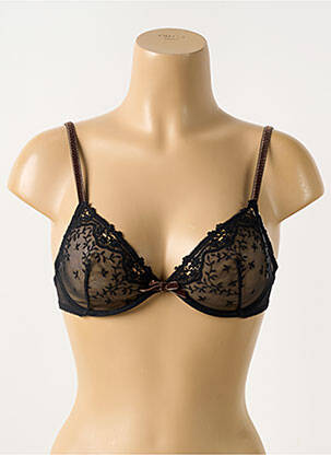 Soutien-gorge légère et transparente haut soutien-gorge emboitant noir PRINCESSE TAM-TAM femme