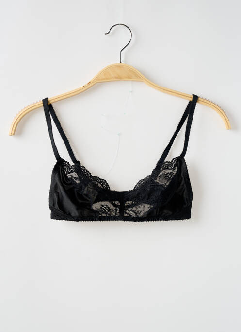 Soutien-gorge légère et transparente bralettes noir ANTINEA femme