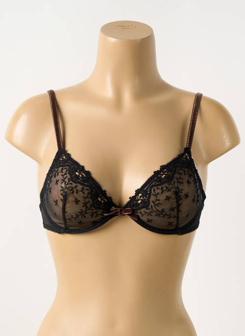 Soutien-gorge légère et transparente haut soutien-gorge emboitant noir PRINCESSE TAM-TAM femme