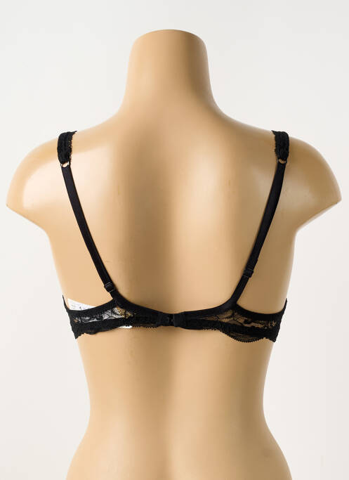 Soutien-gorge tissage dentelle haut soutien-gorge emboitant noir LISE CHARMEL femme