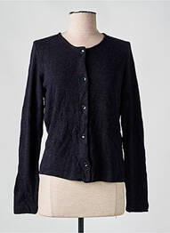 Gilet manches longues stretch bleu MALOKA femme
