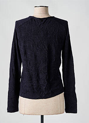 Gilet manches longues stretch bleu MALOKA femme