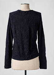 Gilet manches longues bleu MALOKA pour femme seconde vue